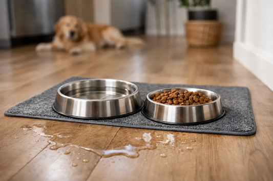 How to Prevent Wet Floors Around Pet Bowls