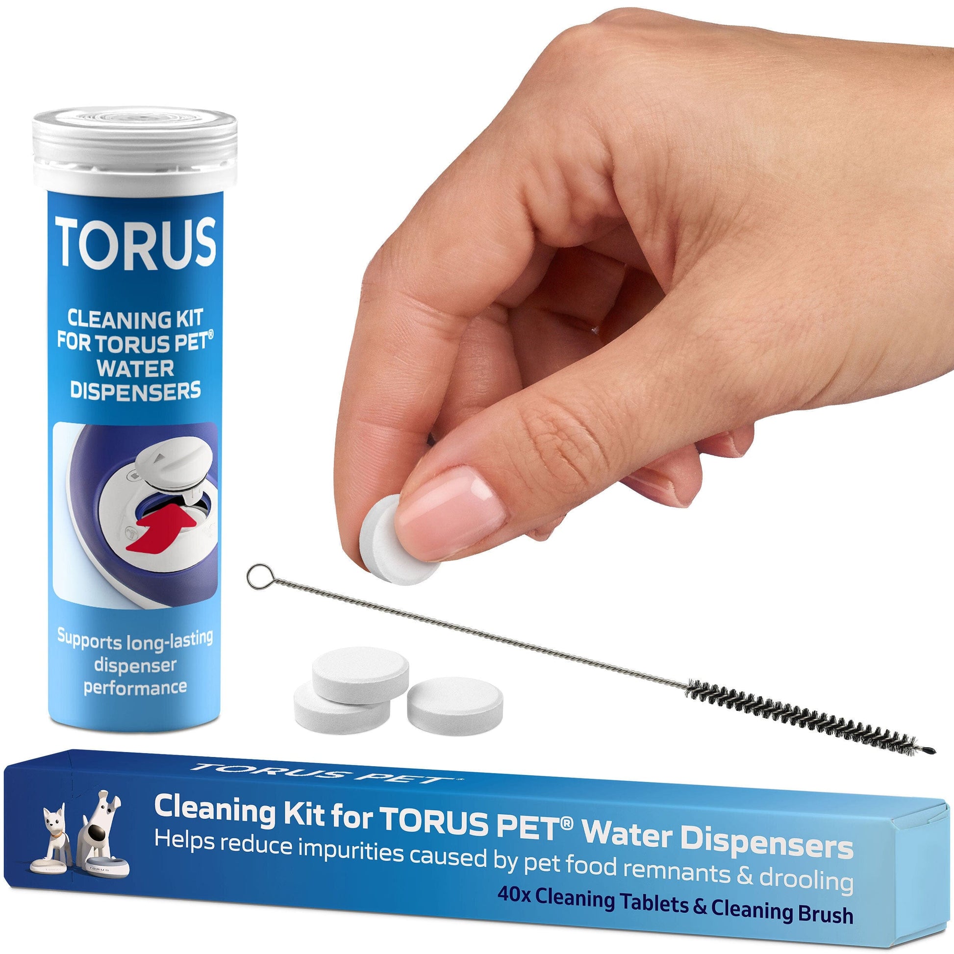 Torus Pet Water Dispenser Cleaning Kit
