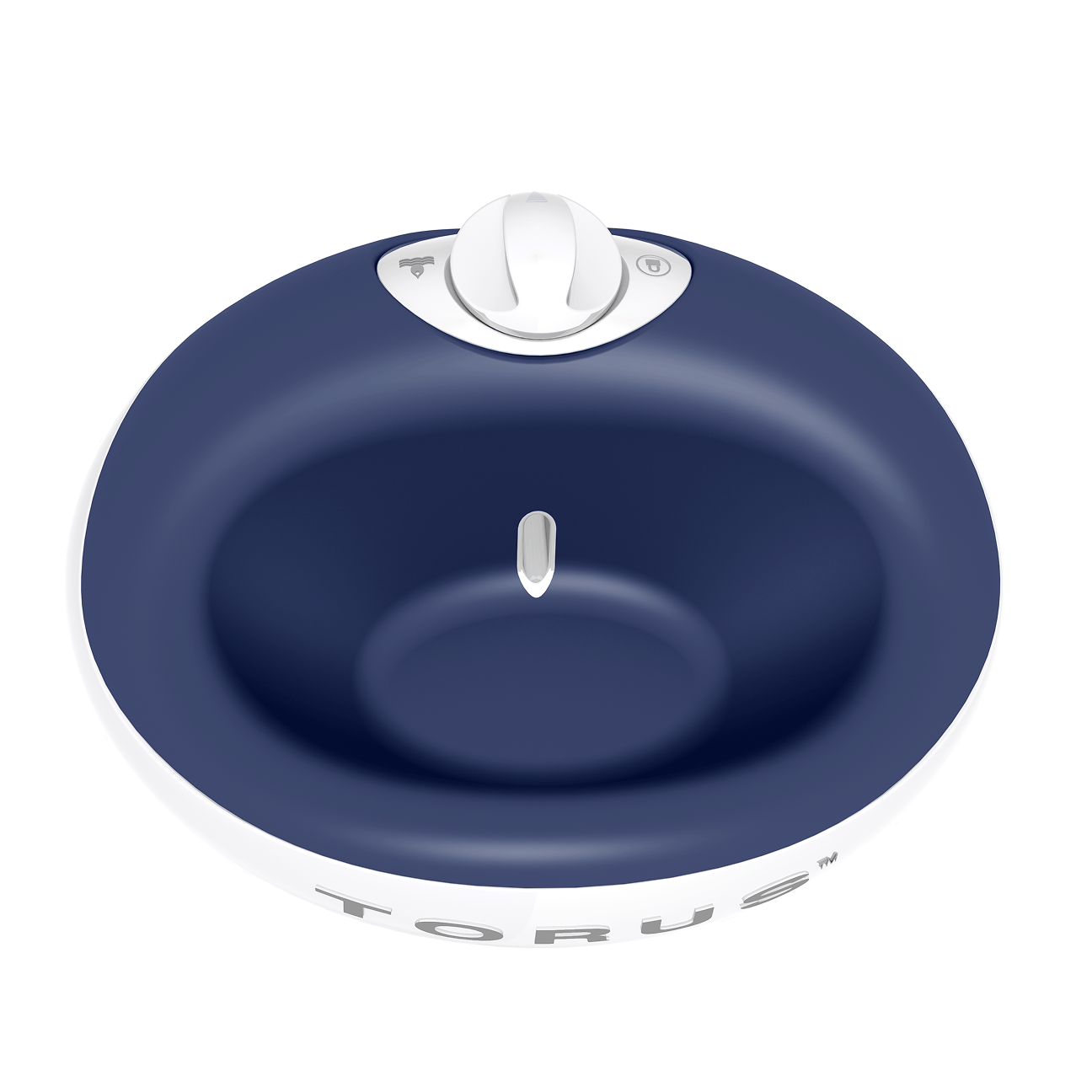 Blue Torus small pet drinking bowl