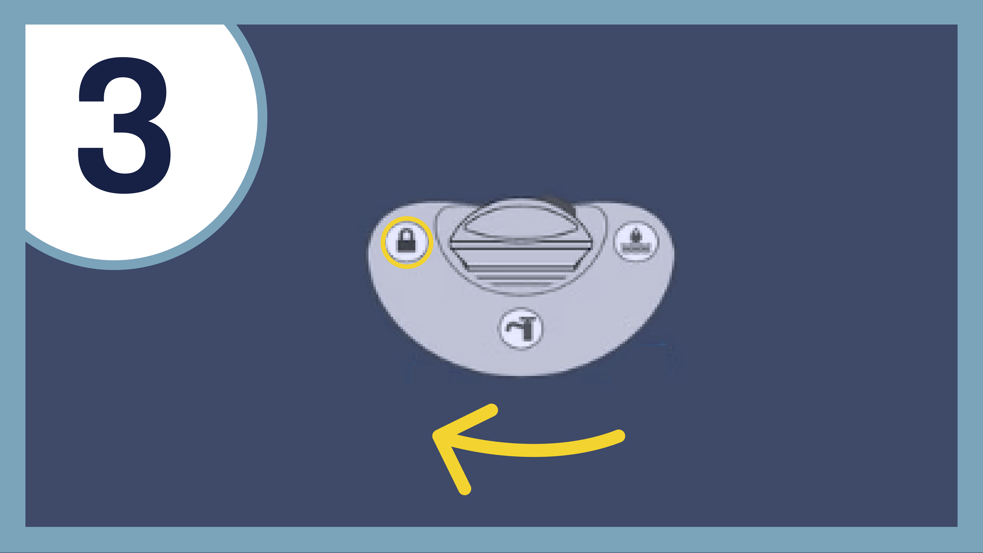 Control Panel with Arrow