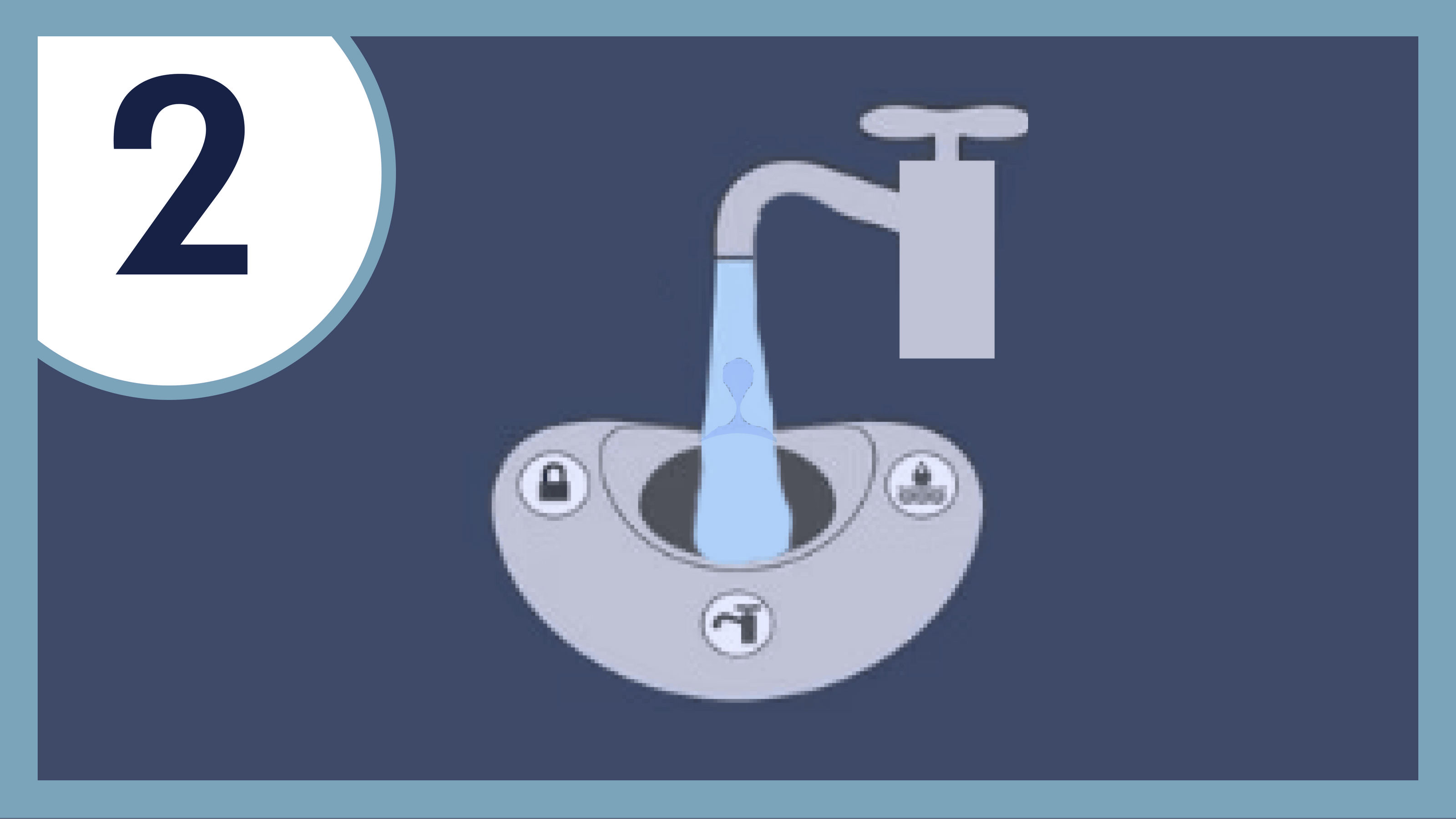 Water fountain setup
